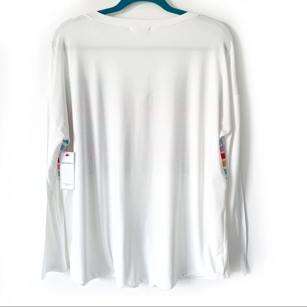 NWT Entro | Stripped Long Sleeve Button - Picture 5 of 7
